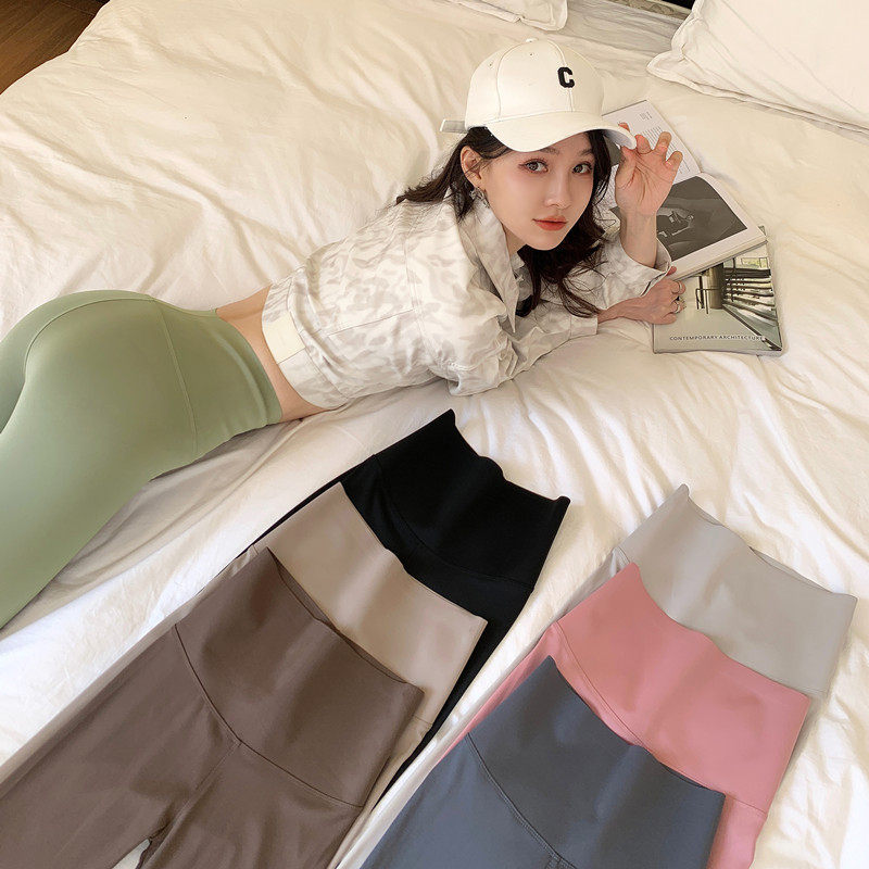 150矮个子鲨鱼皮打底裤外穿高腰提臀芭比裤九分紧身瑜伽裤小码xxs