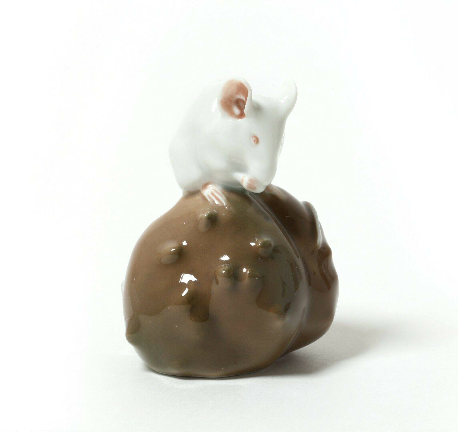 代购陶瓷器雕像雕塑栗小白鼠511丹麦皇家哥本哈根摆件客厅欧式