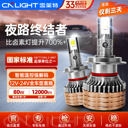 【限时立减】雪莱特LED超亮大灯