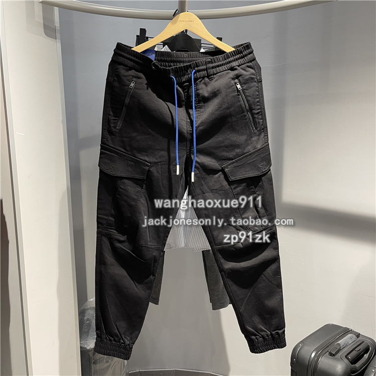 杰克琼斯拉链春秋工装束脚休闲