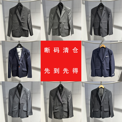 杰克琼斯春秋季男士修身西服