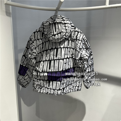 jackjones休闲连帽两面字母双面