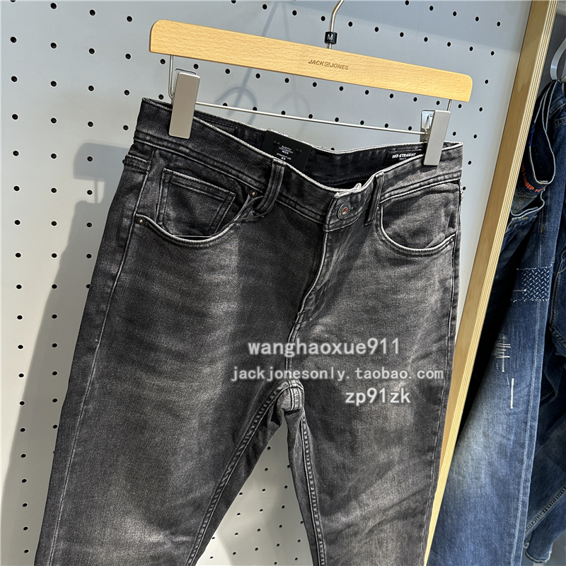 长裤牛仔裤杰克琼斯弹力拉链水洗