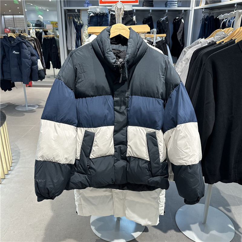 SELECTED思莱德 冬3M字母反光保暖绒潮流立领棉服外套男421422011