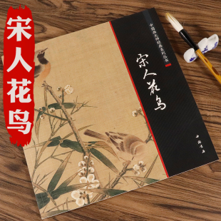 宋人花鸟画 系列丛书宋画花鸟篇名画摹写宋画临习宋人花卉禽鸟小品工笔花鸟画集技法临摹枇杷山鸟图画册书籍 中国画大师经典