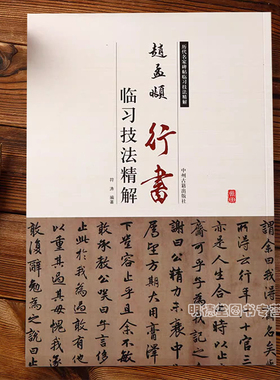 赵孟頫行书临习技法精解 历代名家碑帖 后赤壁赋 千字文 止斋记 赵体书法入门教程 赵体毛笔书法临摹字帖 赵孟俯行书书法字帖