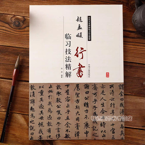 39包邮赵孟頫行书临习技法精解