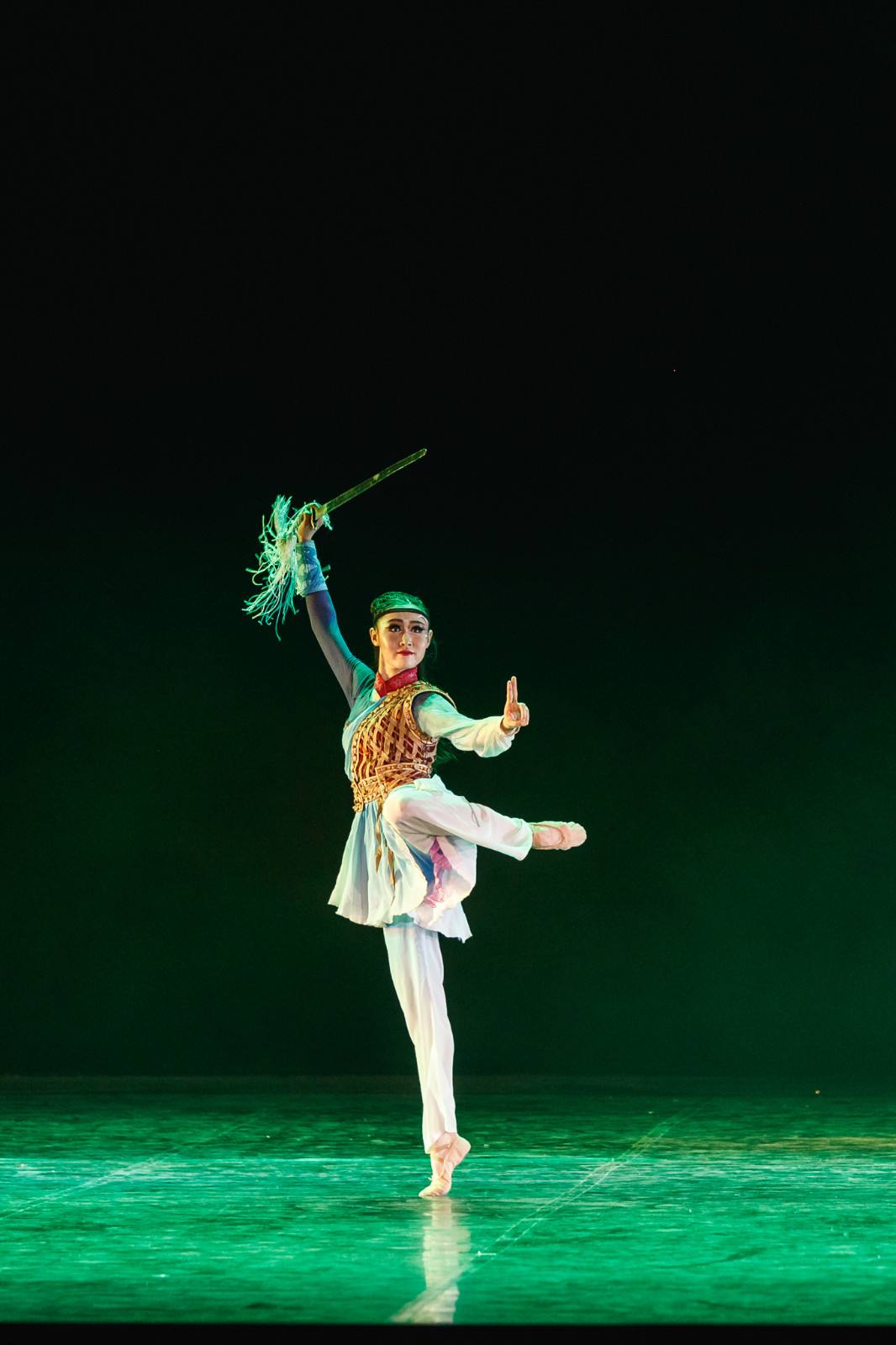 越女凌风舞蹈服装北京舞蹈学院女子独舞陈栾宁古典舞艺考服装定做