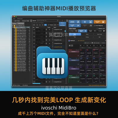 正版IvochiMidiBro编曲预览器