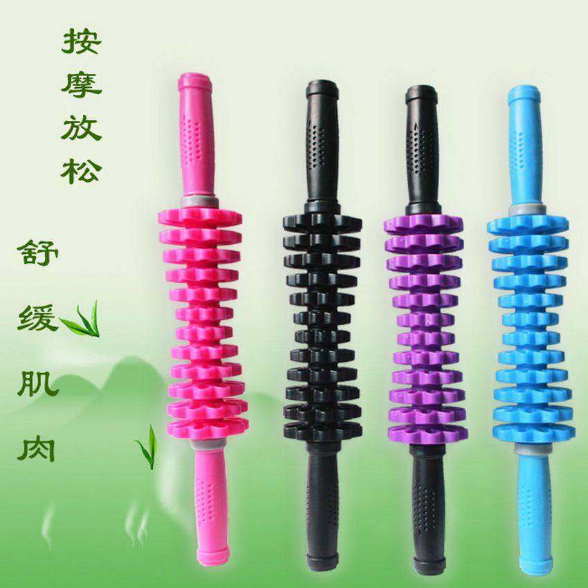 肌肉按摩棒深层肌肉健身放松运动滚轴瑜珈棒按摩筋膜棒滚轴12齿轮,居家日用,其它,淘宝优惠券,粉丝福利购,淘宝优惠卷