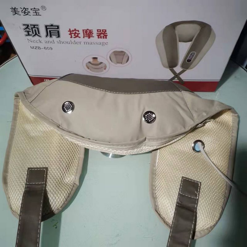 正品美姿宝捶打按摩披肩颈肩器多功能腰椎大功率大电机捶背机敲打