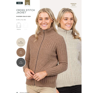 新西兰Native NS892 World自然世界美丽奴女士十字绣夹克