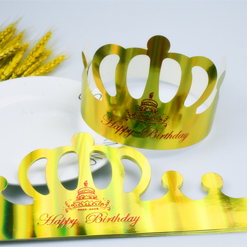 一次性蛋糕帽生日帽可调派对帽