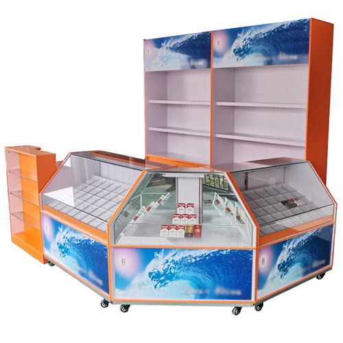 烟柜烟草公司终端真龙带轮有灯