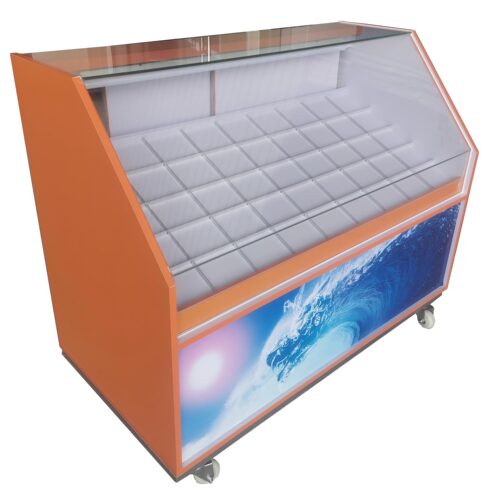 烟柜玻璃展示柜广西推拉门移动