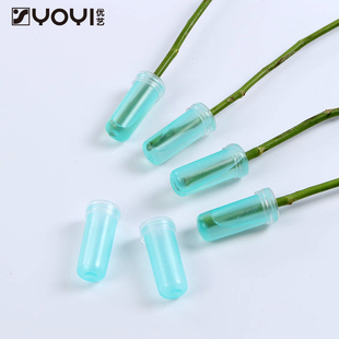 保鲜保水管鲜花洋兰管单只玫瑰保鲜套储水可装营养液花束包装材料