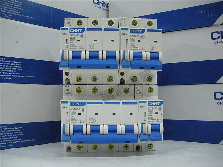正泰空开NXB 1P2P3P4P 加辅助触头OF触头组断路器带辅助一开一闭
