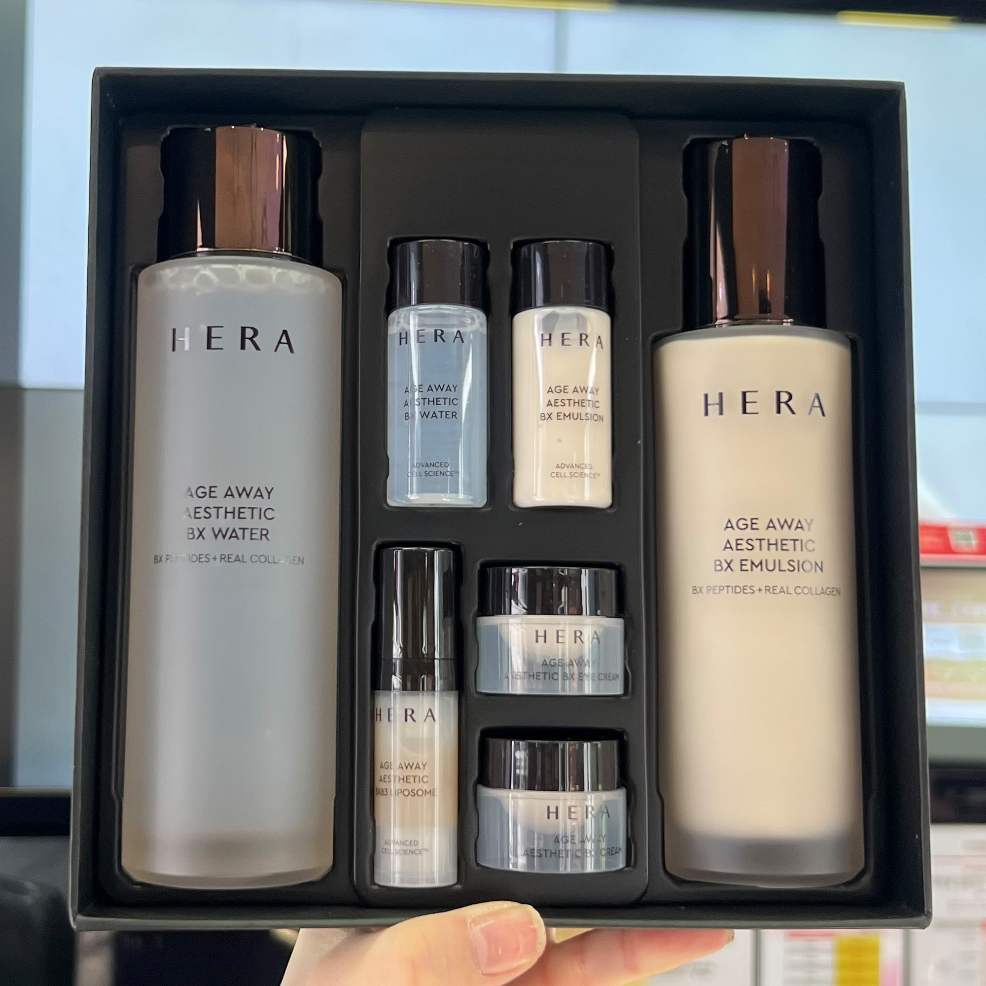 韩国HERA赫拉赫妍bx凝时弹润水乳套装深层保湿补水滋养焕活嫩肤图片