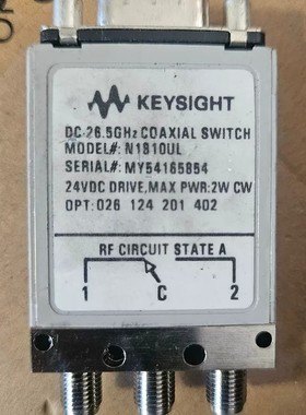议价Keysight N1810UL射频同轴开关DC-26.5G