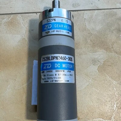 议价ZD中大60W直流无刷行星减速电机，型号Z52BLDPN24