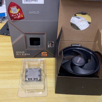 议价R5 7500F CPU 盒装 处理器锐龙，功能正常，标价是