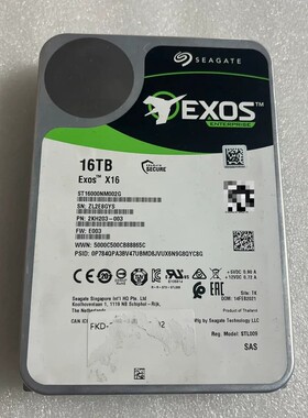议价希捷 ST16000NM002G 16T 3.5寸 7.2K
