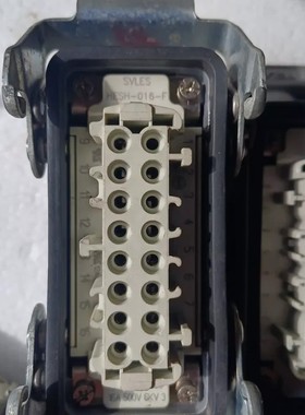 议价VELLEDQ为乐矩形重载连接器母头套装：型号：SVLES