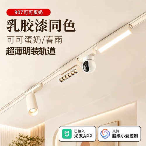 超薄磁吸轨道灯智能护眼可可蛋奶