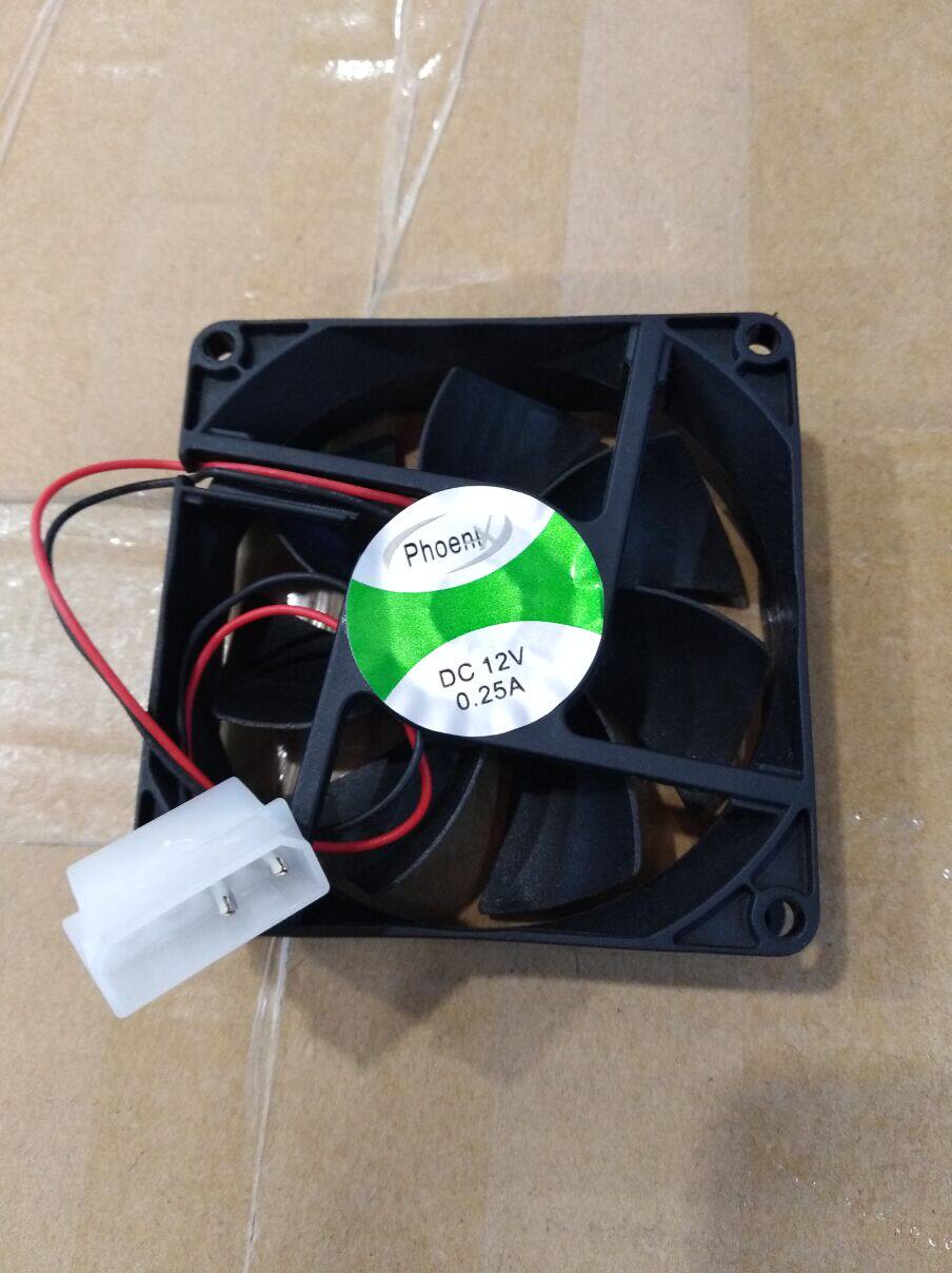 电脑机箱风扇主机电源80×80×25大4P电源口8CM散热风扇12V静音