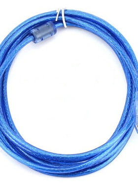 64编蓝色USB延长线公对母 1.5/3/5/10米键盘鼠标网卡声卡加长线