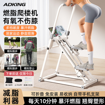 爬楼机健身家用登山机运动器材楼梯机室内原地踏步机二合一爬坡