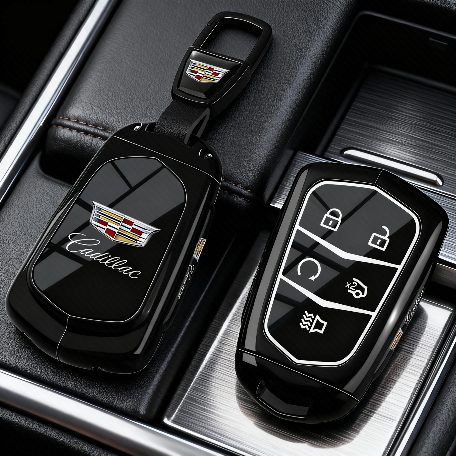 凯迪拉克xt5钥匙套老款xt4车ct6男士xt6壳atsl高级感xts扣ct5全包