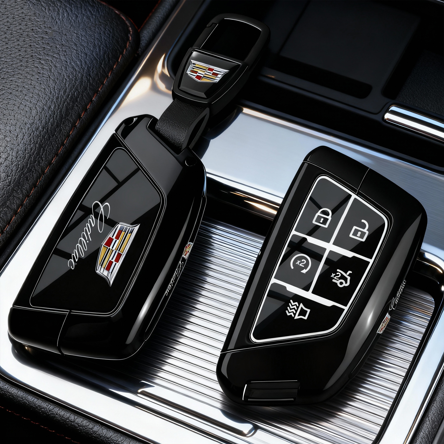 2026新凯迪拉克XT5钥匙套26款CT5专用XT4男士XT6黑武士CT6车壳扣