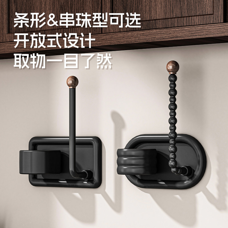 卫生间发圈发箍头绳挂钩浴室壁挂收纳免打孔梳子置物架首饰粘钩子