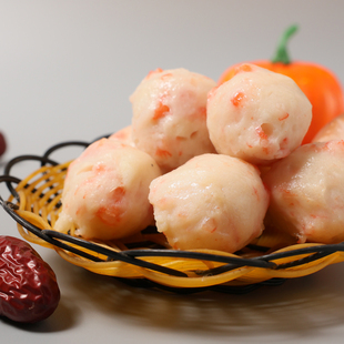 Q弹鲜虾丸 拉士福火锅配菜虾滑豆捞丸子新鲜肉丸鱼糜制品虾丸250g