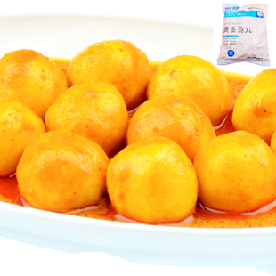 浩洋鱼丸炸鱼蛋2.5kg 鱼糜制品Q弹关东煮烧烤6包广东包邮