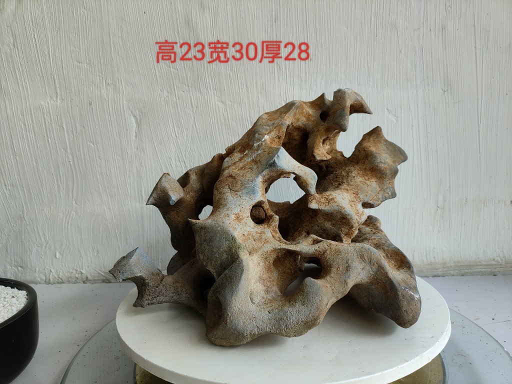 太湖石观赏摆件石英石墨石玲珑石盆景附精品奇石天然原石头A1