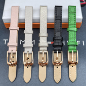 FOLLI FOLLIE芙丽芙丽真皮表带十字纹玫瑰金扣多种颜色10MM通用