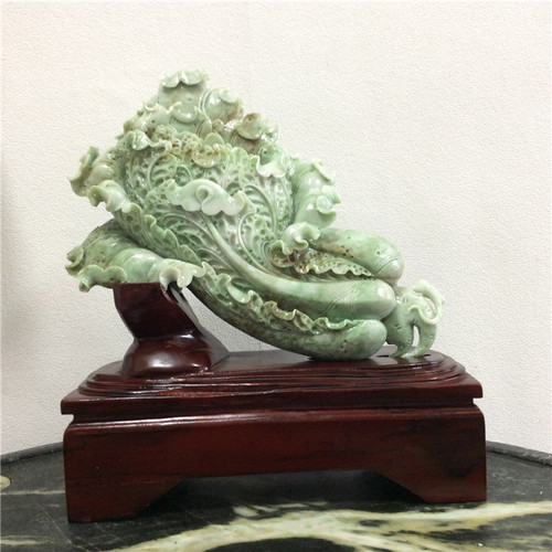 南阳独山玉招财摆件白菜玉石摆件