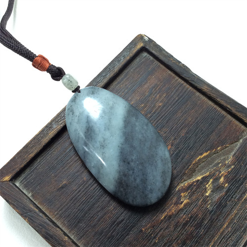 和田玉青花料原石手把件男士礼物