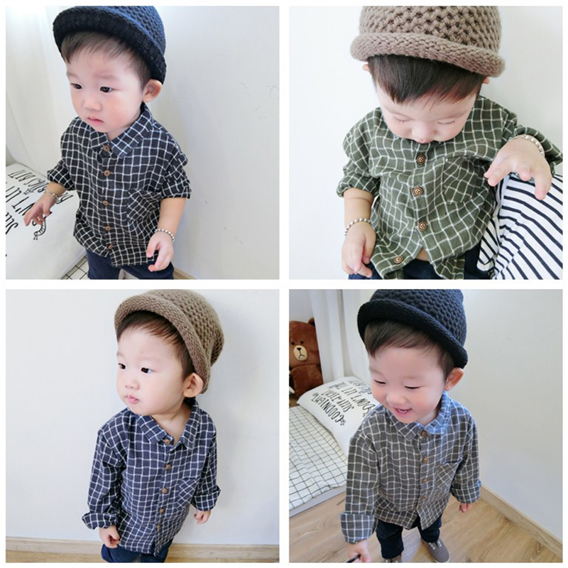 Chemise enfant à manche longue - Ref 2083120 Image 1