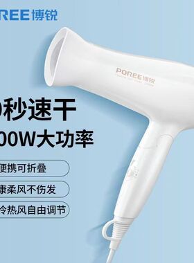 博锐电吹风机家用大风力速干护发电风吹大功率吹风筒发廊酒店宾馆