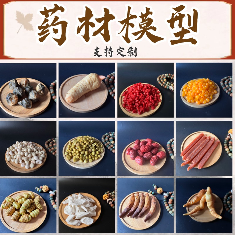 仿真名贵中药材模型道具