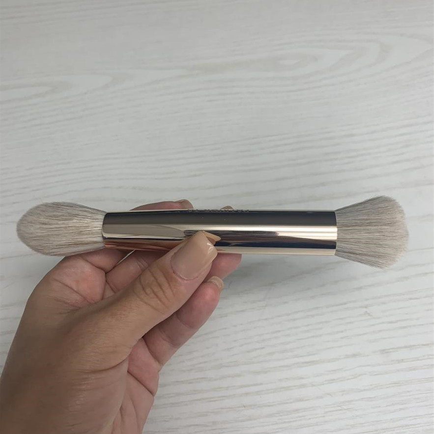 现货 Patrick Ta Major Skin膏粉霜蜜粉饼2合1盘 双头粉底刷