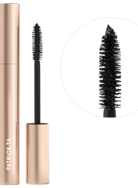 代购 PATRICK TA Major Volume纤长卷翘黑色睫毛膏9g眼线美国