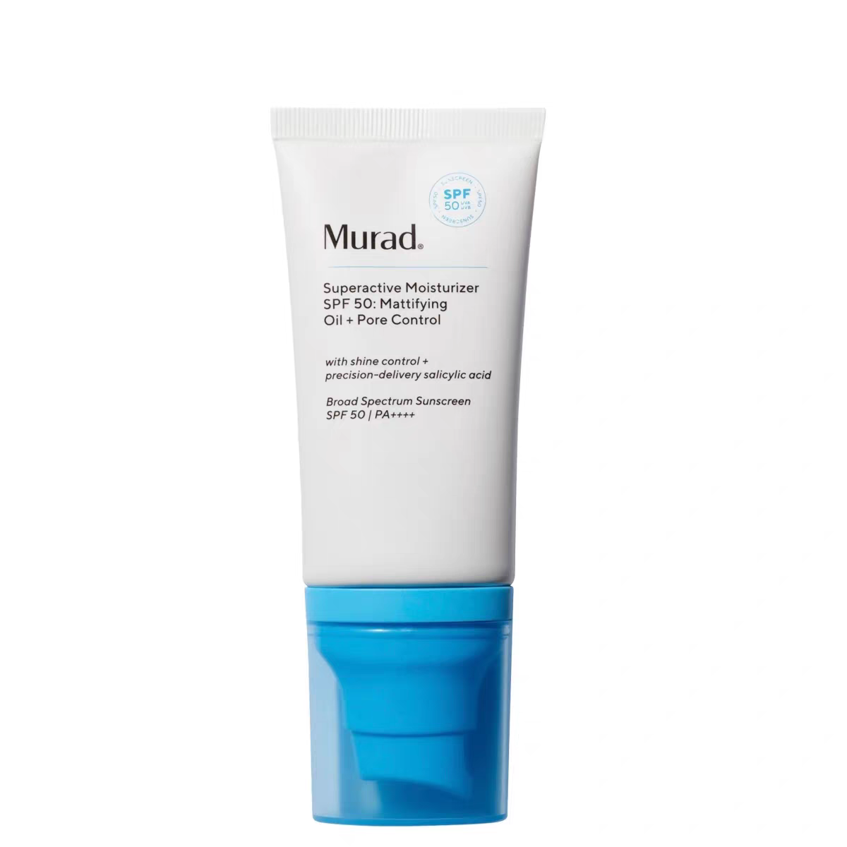 预*定Murad Mattifying Oil Pore SPF50水杨酸哑光防晒保湿乳50ml