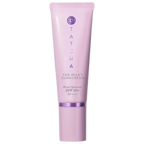 预*定 Tatcha Milky丝绸乳SPF 50隔离霜PA防晒霜轻盈保湿增强屏障