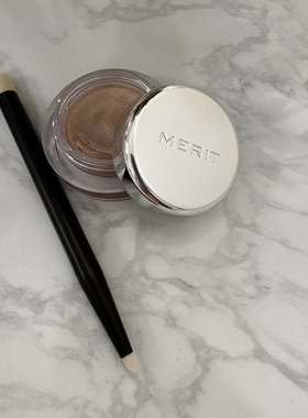 预*定 美国新品Merit单色珠光眼影膏银盖Solo 眼影霜眼彩5g