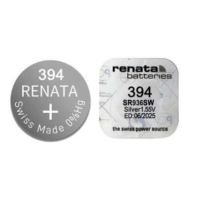 RENATA394瑞士手表电池SR936SW适用斯沃琪天梭原装小纽扣电子 AG9