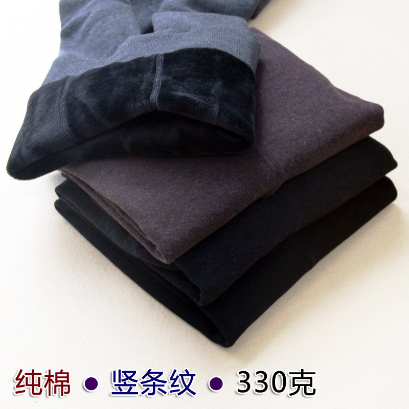 300g winter Leggings Thread pure cotton Vertical stripe Plush thickening Show thin keep warm Stirrup one Even Footin the Women's clothing/Boutique , Pants , Leggings  category - from Buy2taobao.com to provide professional Taobao agent buy service